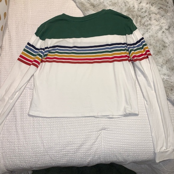 PacSun Long Sleeve Cropped Shirt - Picture 2 of 3